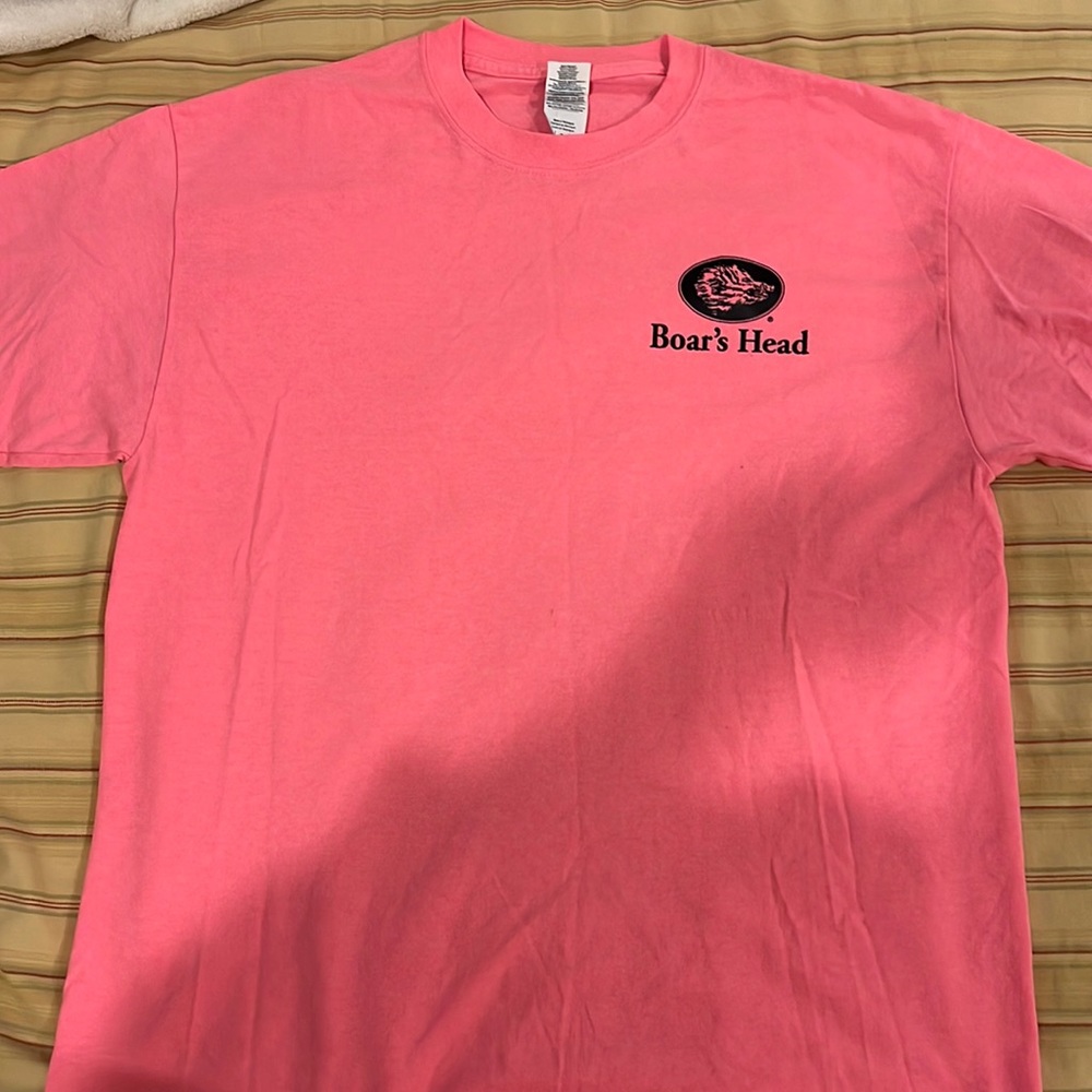 Boarshead Breast Cancer pink T shirt